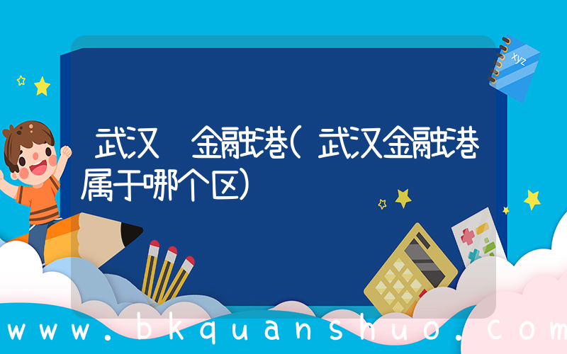 武汉 金融港(武汉金融港属于哪个区)